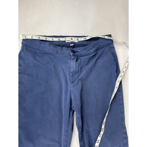 Lila Ryan Women's Straight Steel Blue Pants Preppy Career Work Size 6 - Picture 4 of 9